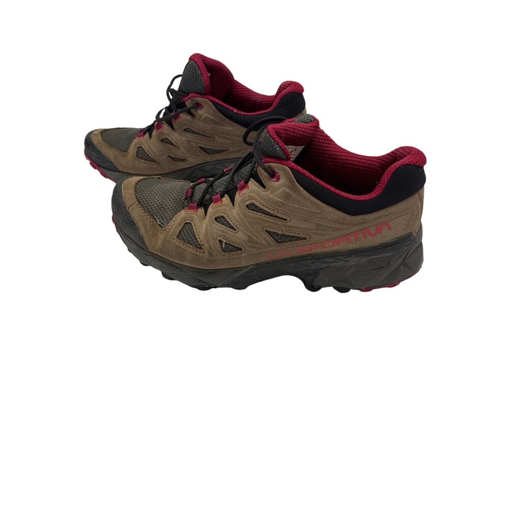 La Sportiva Trail Ridge Low Women’s Hiking Shoes Size 10 EU 42 Tan Red Trail